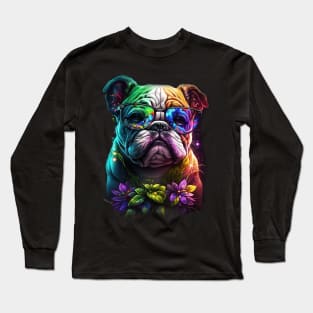 Colorful Dogs Designe #1 Long Sleeve T-Shirt